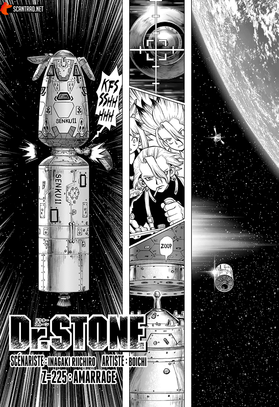  Dr. Stone Français - Dr. Stone 225 Amarrage - 1