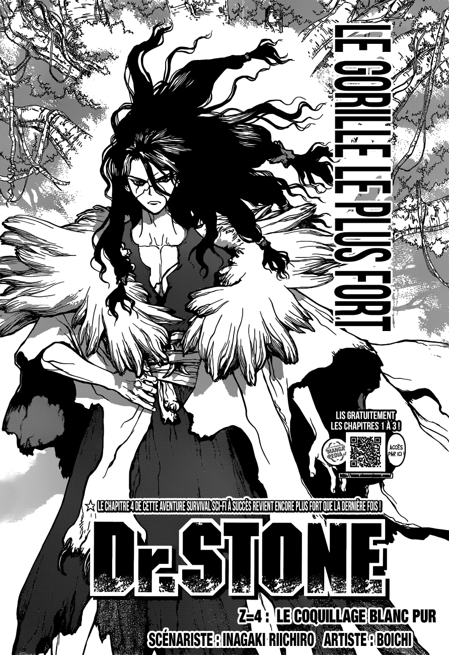  Dr. Stone Français - Dr. Stone 4 Le coquillage blanc pur - 4