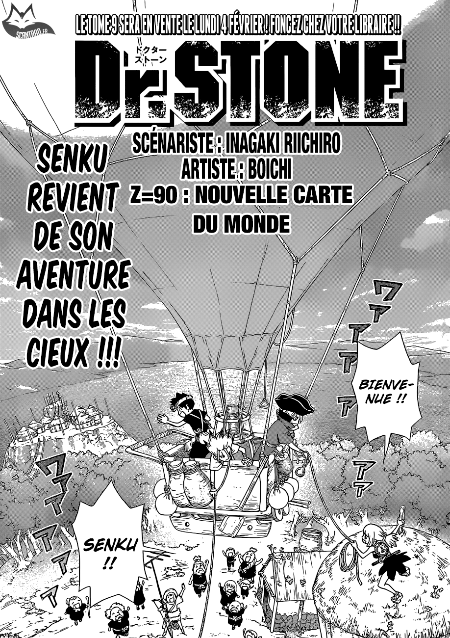  Dr. Stone Français - Dr. Stone 90 Nouvelle carte du monde - 1