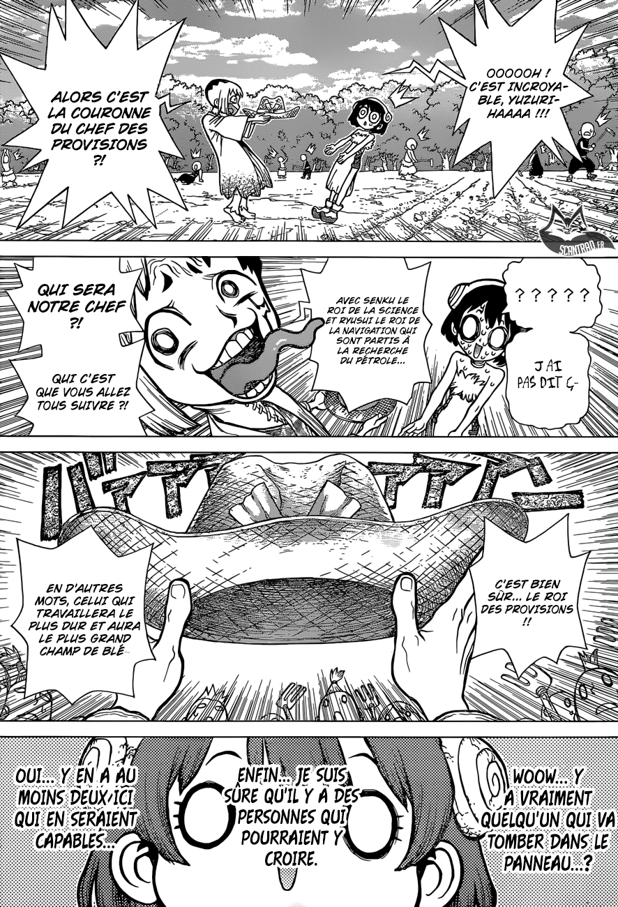  Dr. Stone Français - Dr. Stone 91 S'ils n'ont pas de pain, qu'ils en fassent avec du blé !! - 7