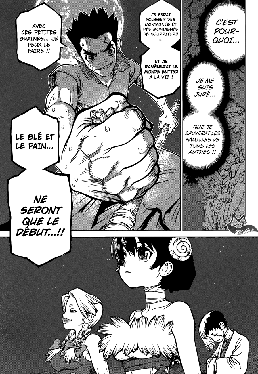  Dr. Stone Français - Dr. Stone 91 S'ils n'ont pas de pain, qu'ils en fassent avec du blé !! - 10