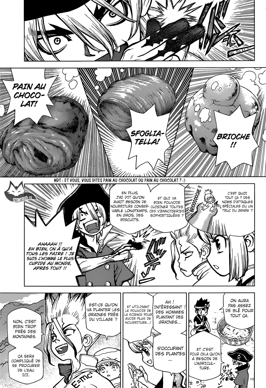  Dr. Stone Français - Dr. Stone 91 S'ils n'ont pas de pain, qu'ils en fassent avec du blé !! - 3