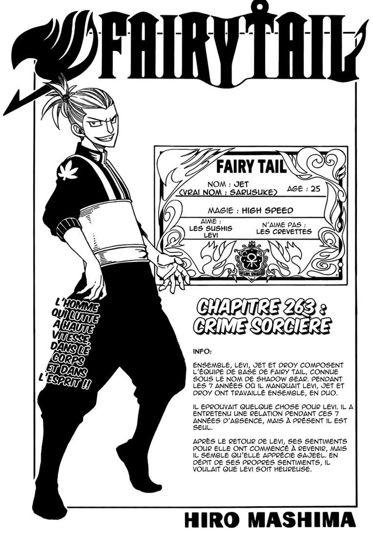  Fairy Tail Français - Fairy Tail 263 chapitre 263 - 1