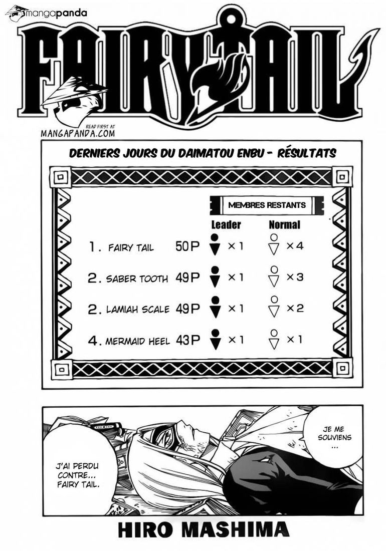  Fairy Tail Français - Fairy Tail 311 chapitre 311 - 1