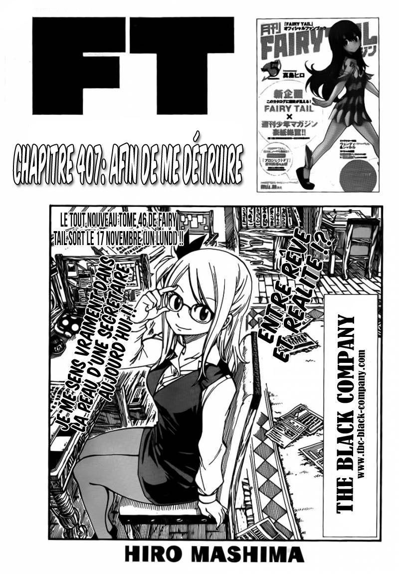  Fairy Tail Français - Fairy Tail 407 chapitre 407 - 1