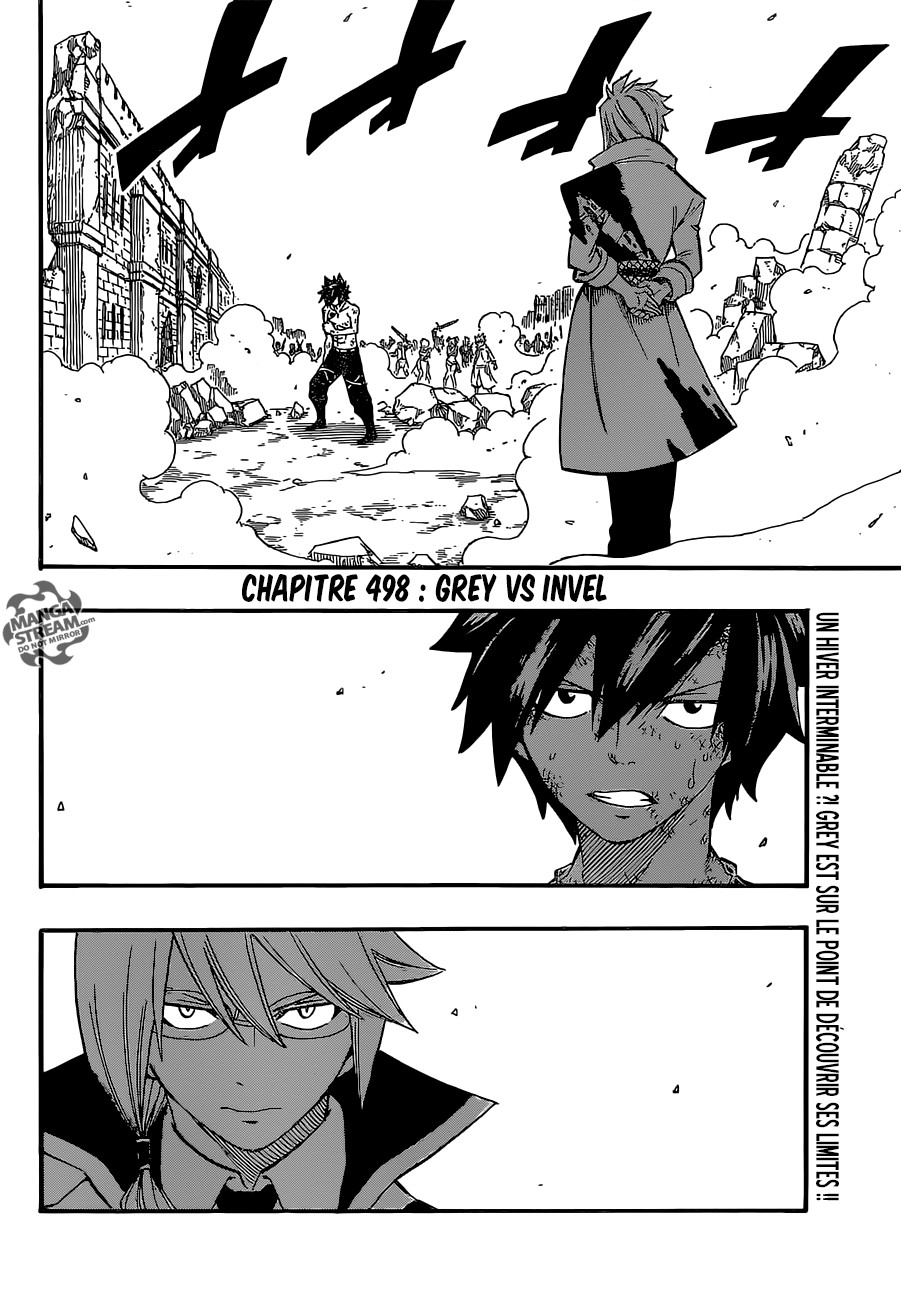  Fairy Tail Français - Fairy Tail 498 Gray vs. Invel - 2