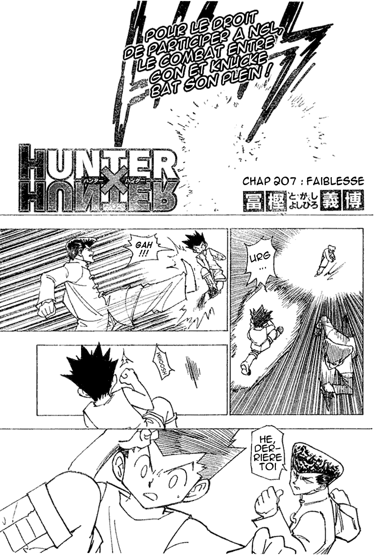  Hunter X Hunter Français - Hunter X Hunter 207 Points Faibles 1 - 1