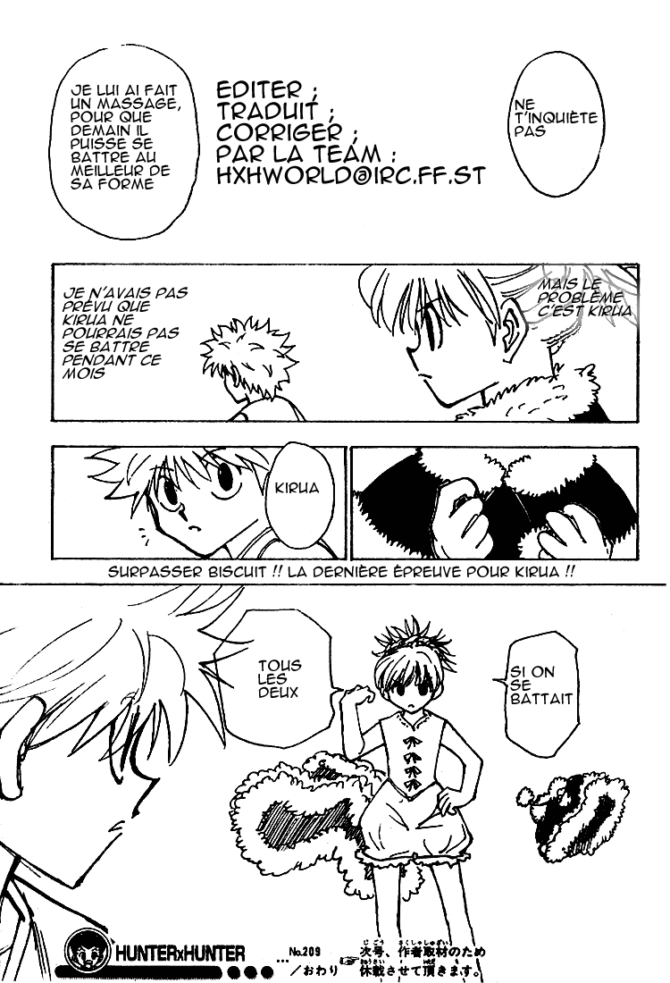  Hunter X Hunter Français - Hunter X Hunter 209 ? - 14