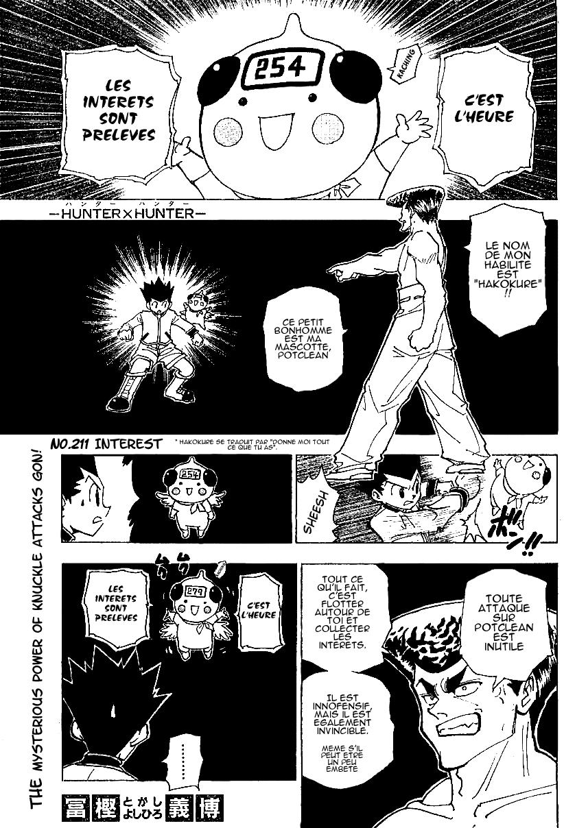  Hunter X Hunter Français - Hunter X Hunter 211 1 Pour 10 - 1