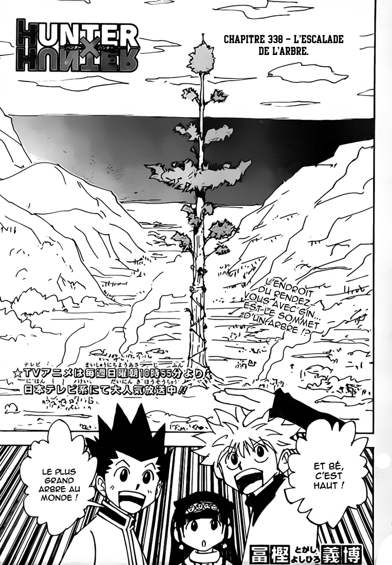  Hunter X Hunter Français - Hunter X Hunter 338 Cime d'arbre - 1