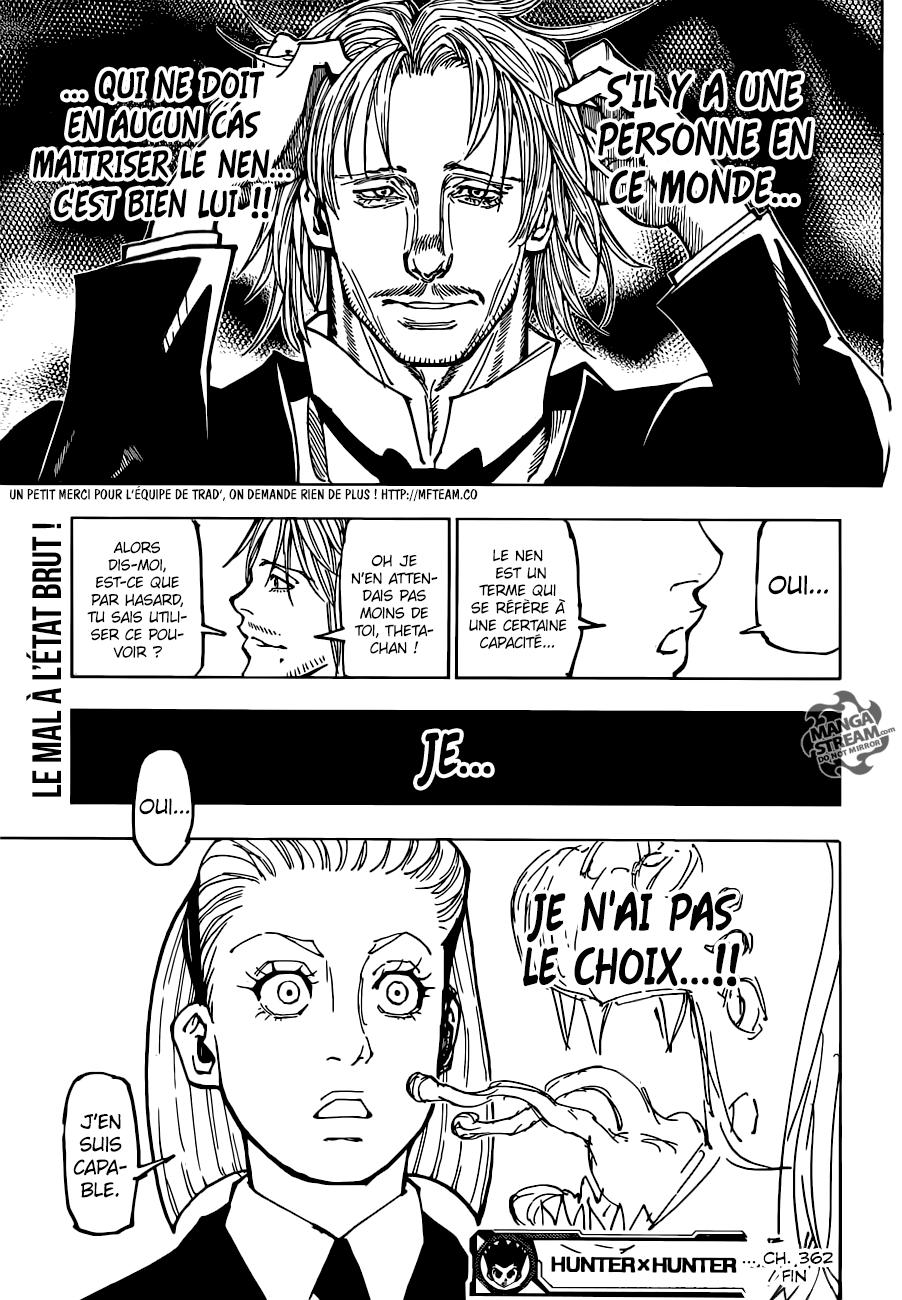  Hunter X Hunter Français - Hunter X Hunter 362 Résolution - 19