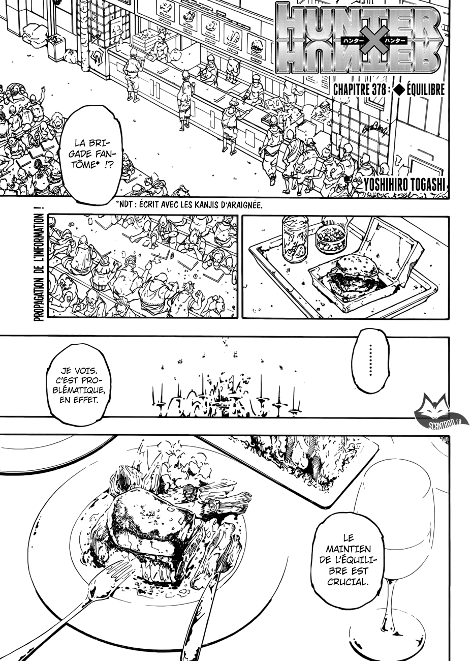  Hunter X Hunter Français - Hunter X Hunter 378 Équilibre - 1