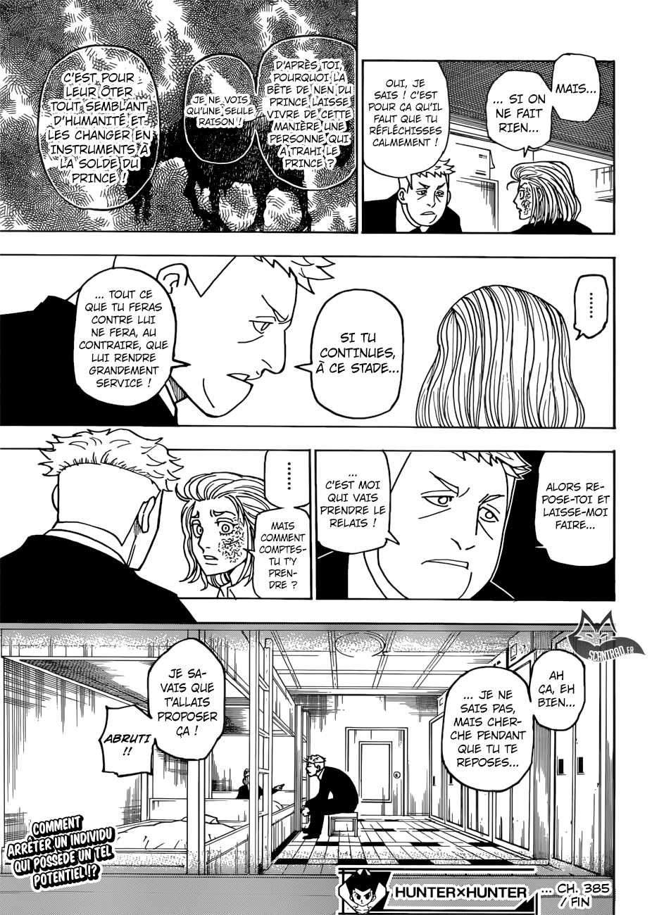  Hunter X Hunter Français - Hunter X Hunter 385 Avertissement - 19