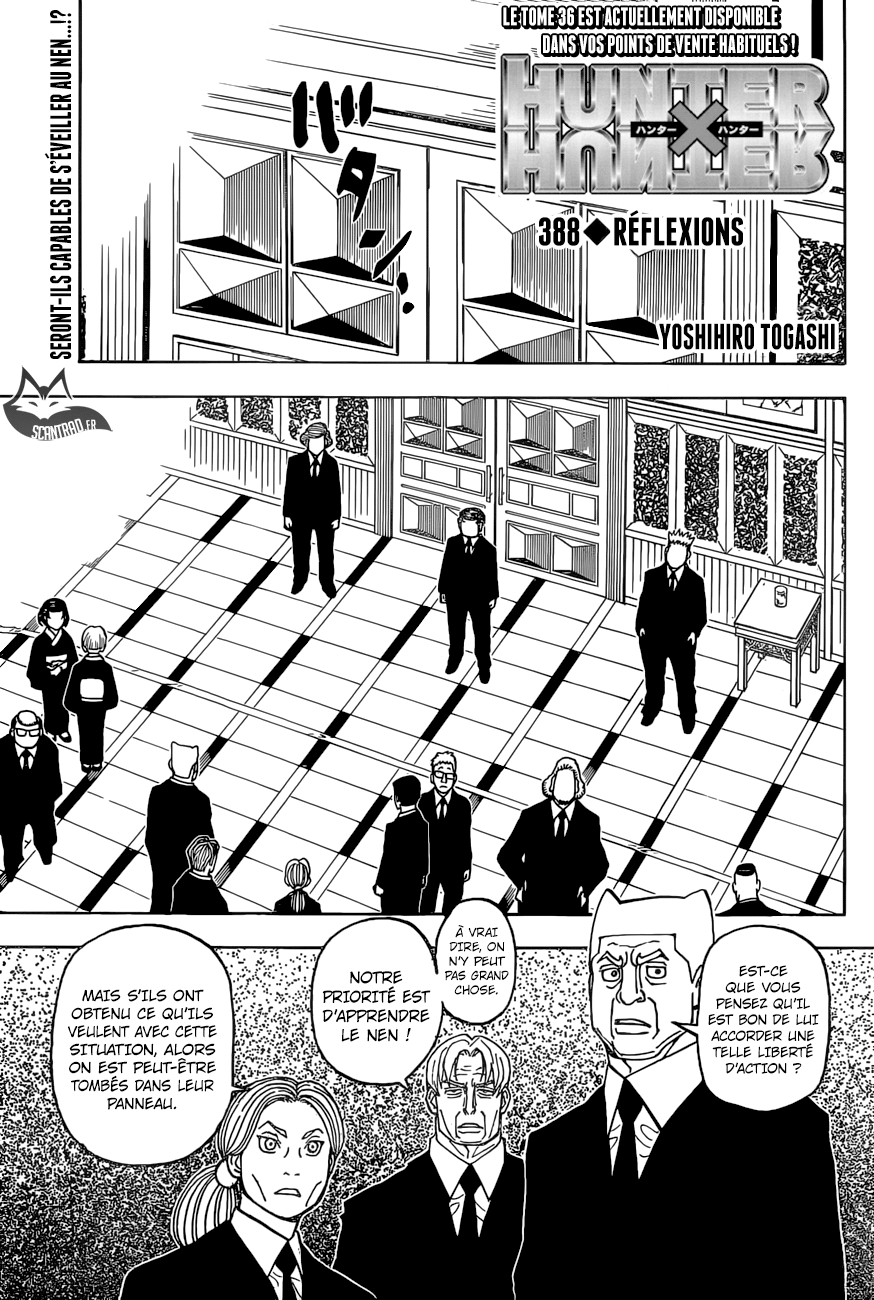  Hunter X Hunter Français - Hunter X Hunter 388 Réflexions - 1