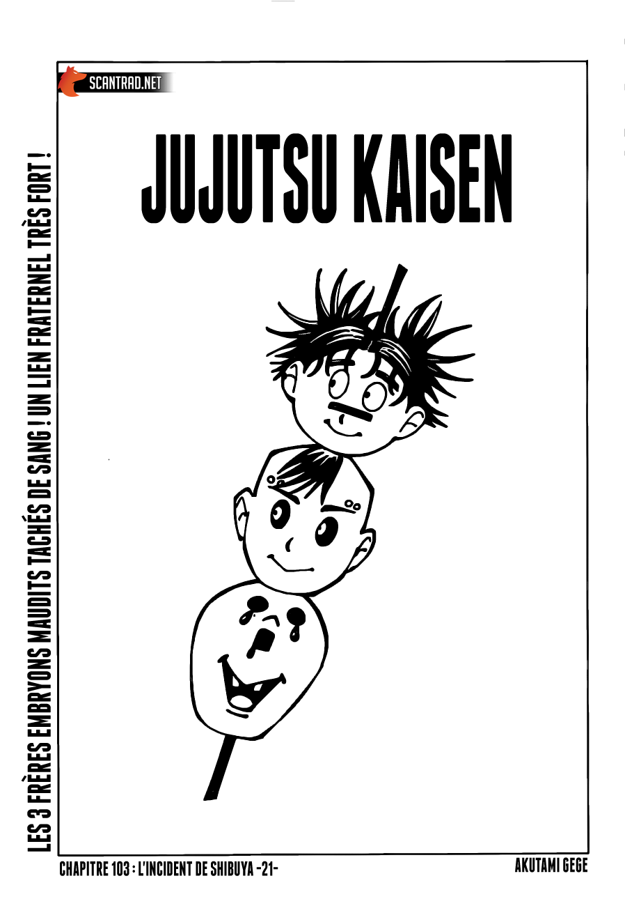  Jujutsu Kaisen Français - Jujutsu Kaisen 103 L'incident de Shibuya (21) - 1