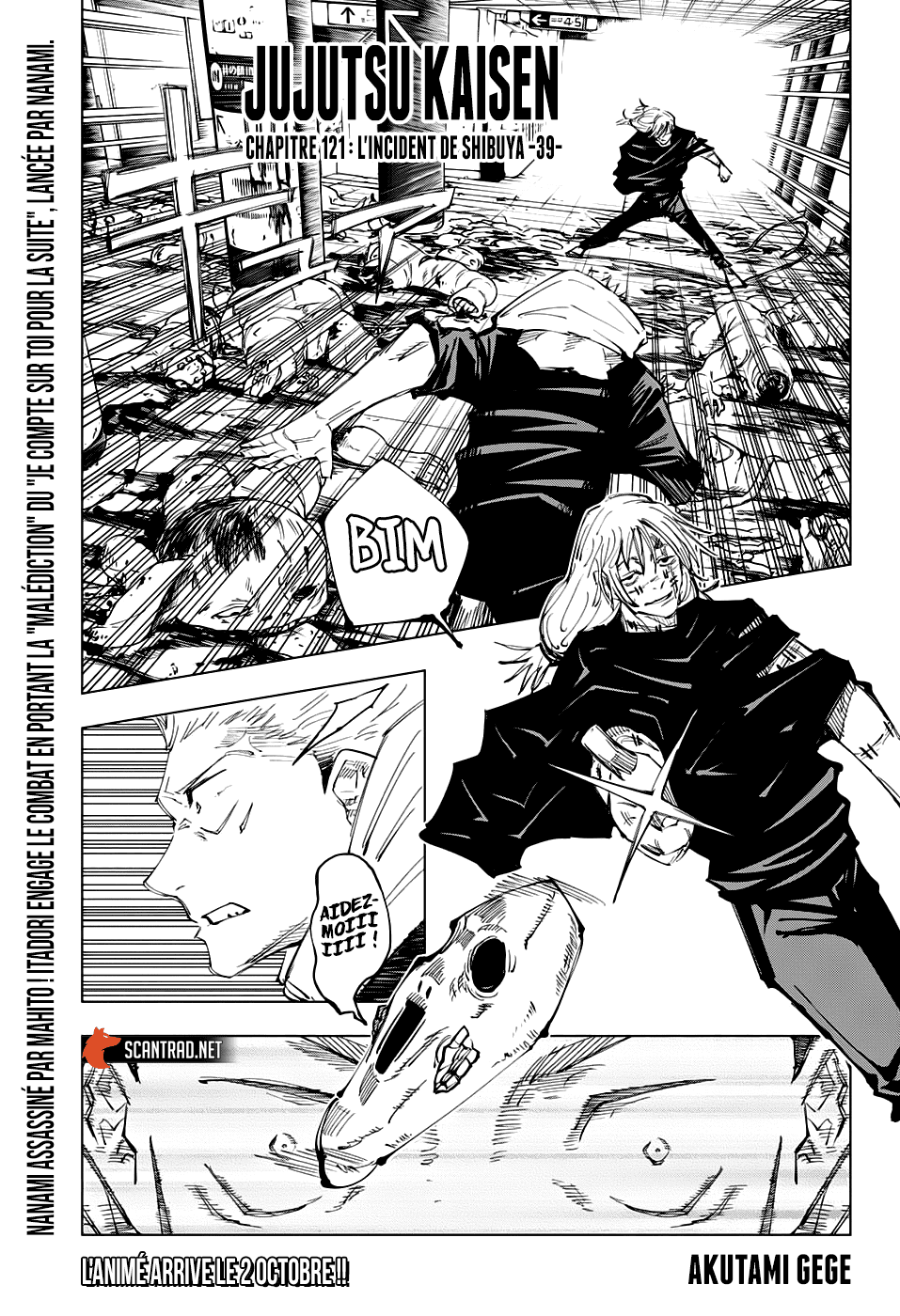  Jujutsu Kaisen Français - Jujutsu Kaisen 121 L'incident de Shibuya (39) - 1