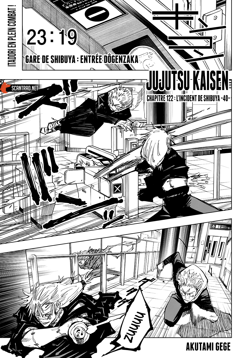  Jujutsu Kaisen Français - Jujutsu Kaisen 122 L'incident de Shibuya (40) - 1