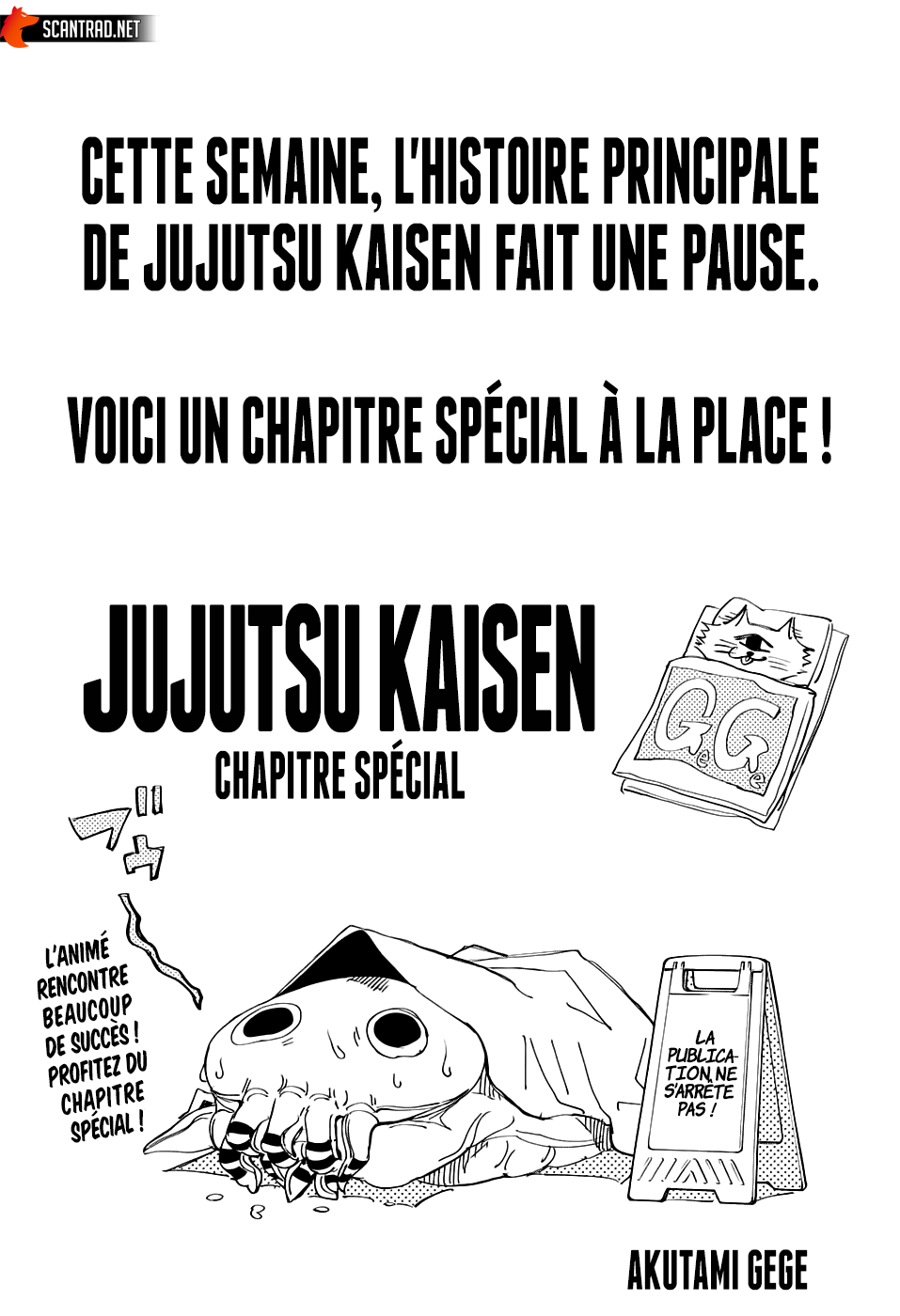  Jujutsu Kaisen Français - Jujutsu Kaisen 129.5 Chapitre spécial - 1