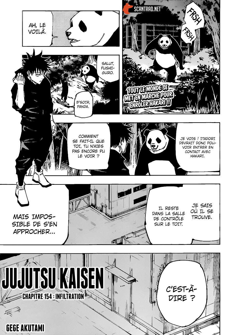  Jujutsu Kaisen Français - Jujutsu Kaisen 154 Infiltration - 1