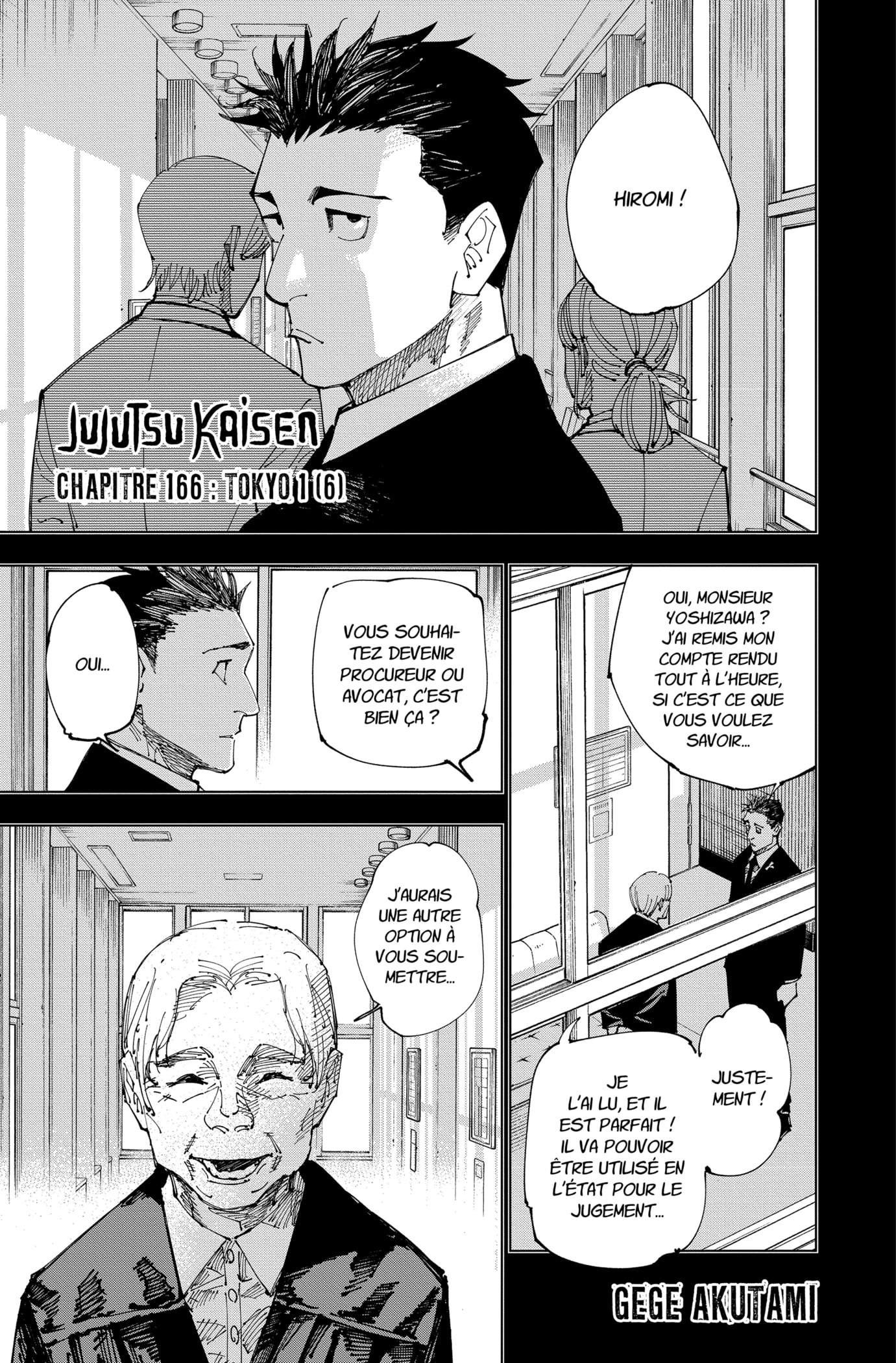  Jujutsu Kaisen Français - Jujutsu Kaisen 166 Tokyo 1 (6) - 1