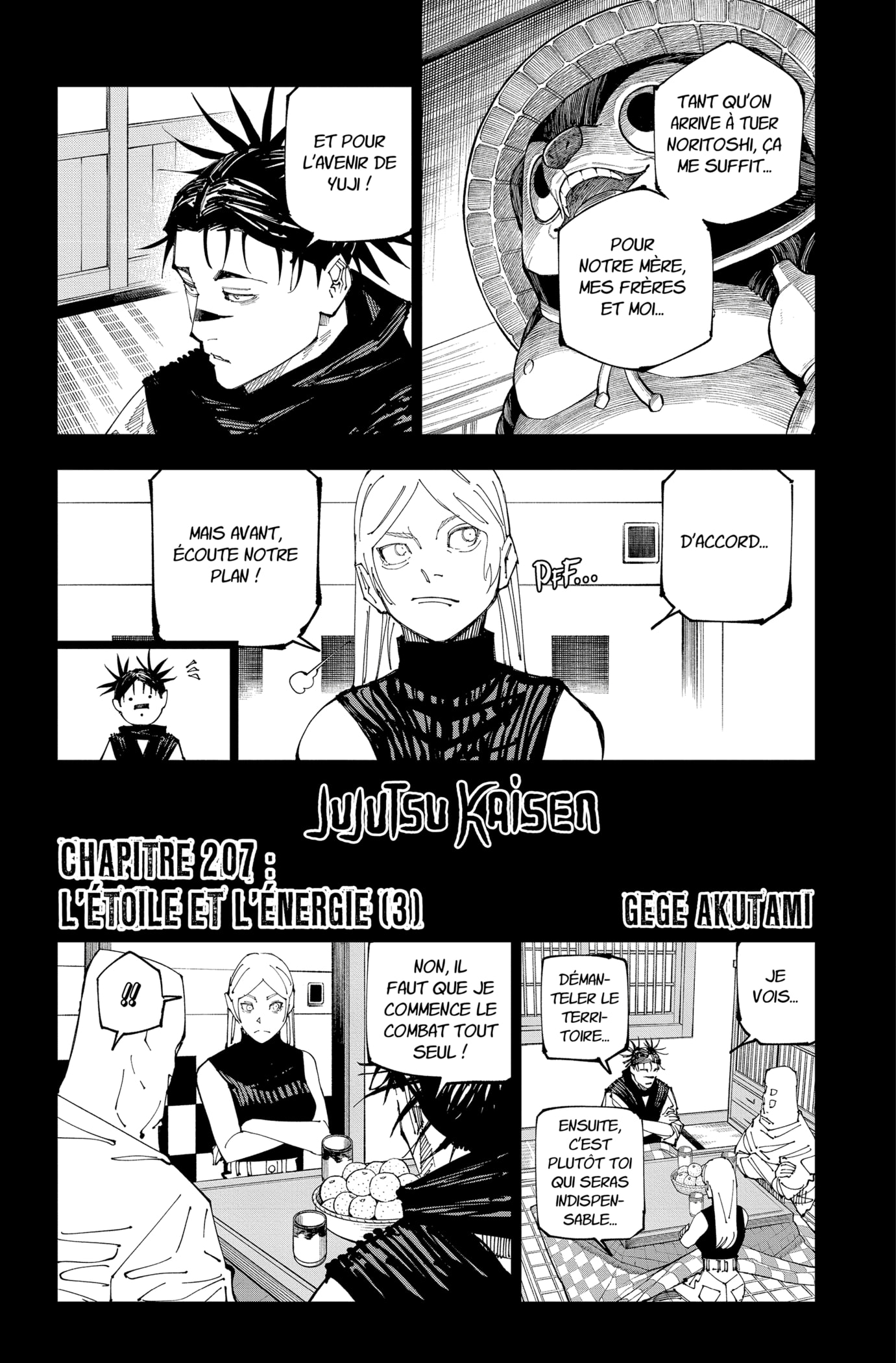  Jujutsu Kaisen Français - Jujutsu Kaisen 207 L'étoile et l'énergie (3) - 1