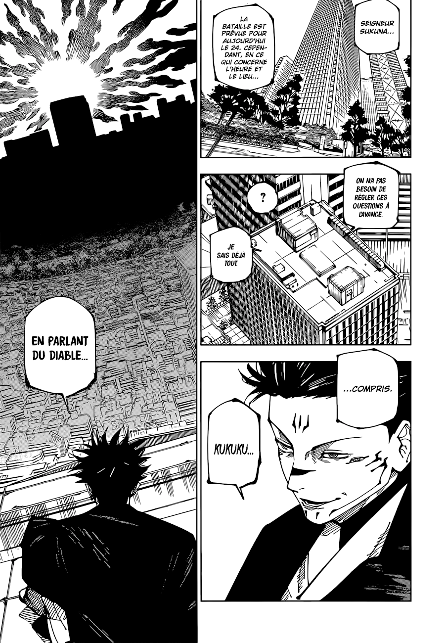  Jujutsu Kaisen Français - Jujutsu Kaisen 223 La bataille décisive dans le Shinjuku désert infesté de démons ① - 3