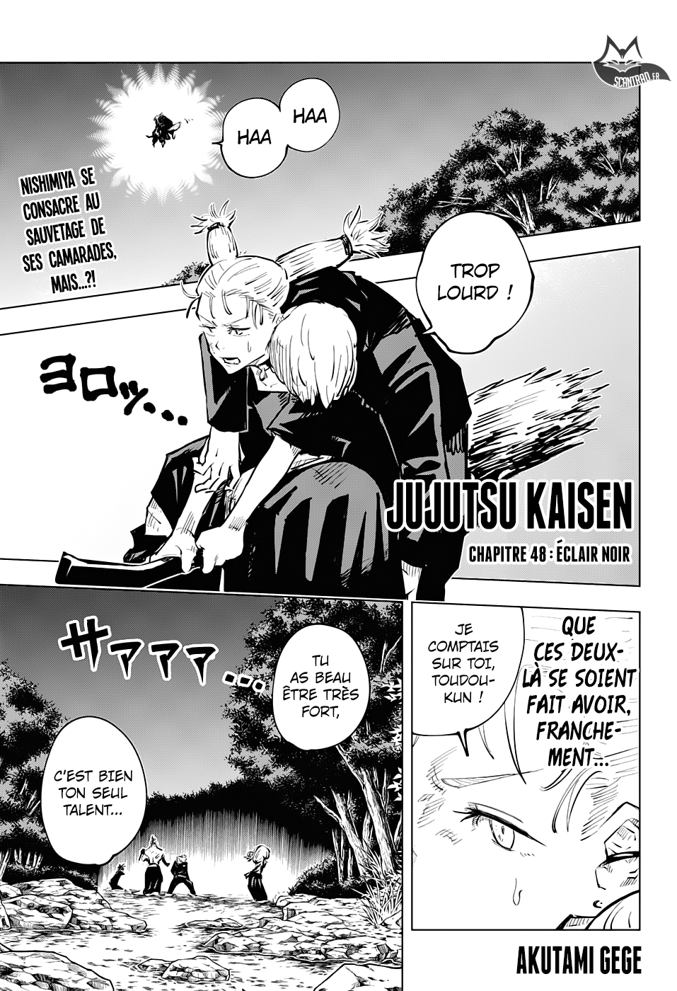  Jujutsu Kaisen Français - Jujutsu Kaisen 48 Eclair Noir - 1