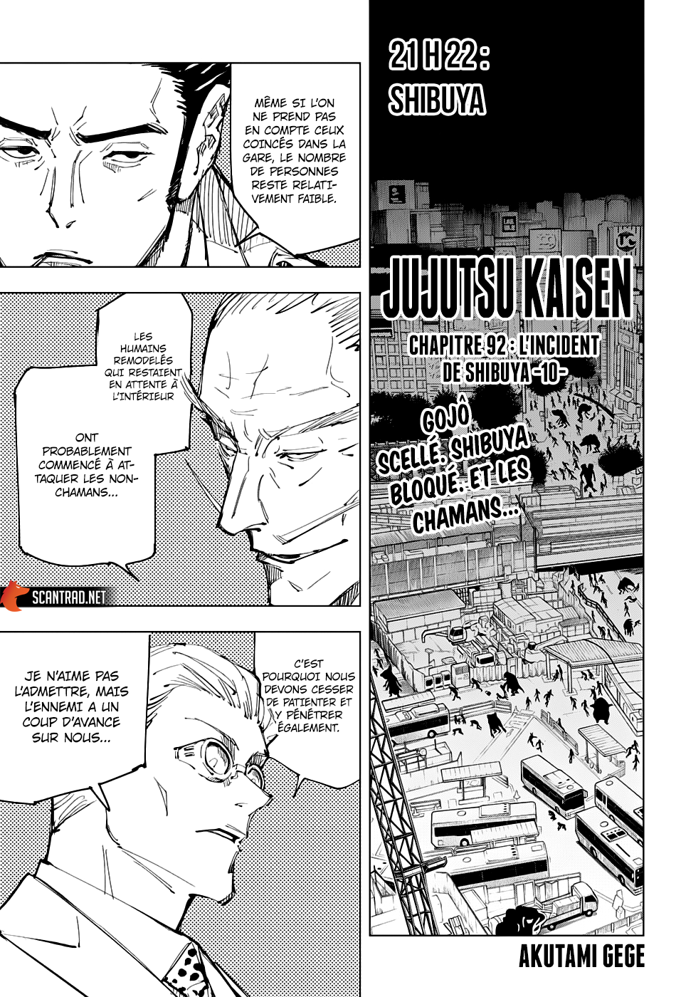  Jujutsu Kaisen Français - Jujutsu Kaisen 92 L'incident de Shibuya (10) - 1