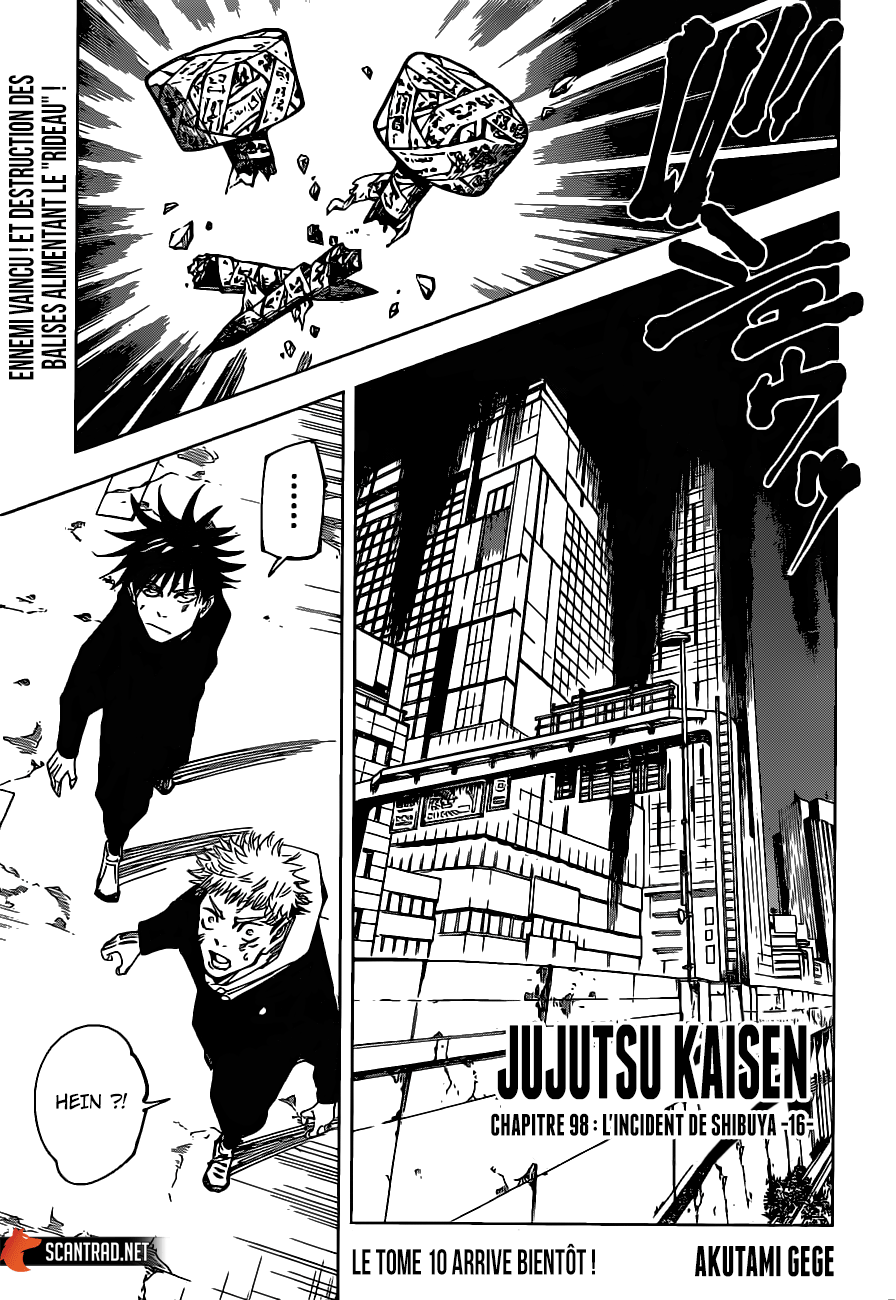  Jujutsu Kaisen Français - Jujutsu Kaisen 98 L'incident de Shibuya (16) - 1