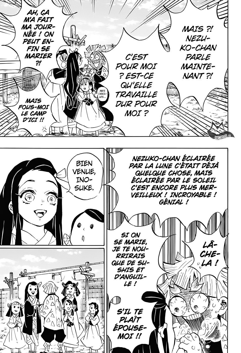  Kimetsu No Yaiba Français - Kimetsu No Yaiba 128 Veuillez nous tenir au courant - 7