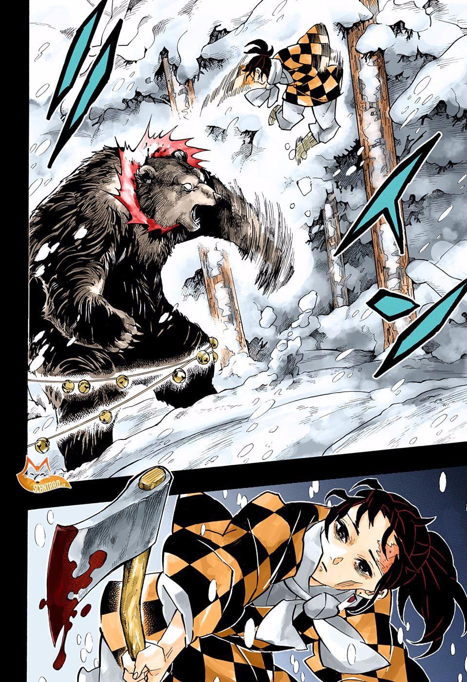  Kimetsu No Yaiba Français - Kimetsu No Yaiba 151 Le tintement des clochettes, le reflet de la lune sur la neige - 12