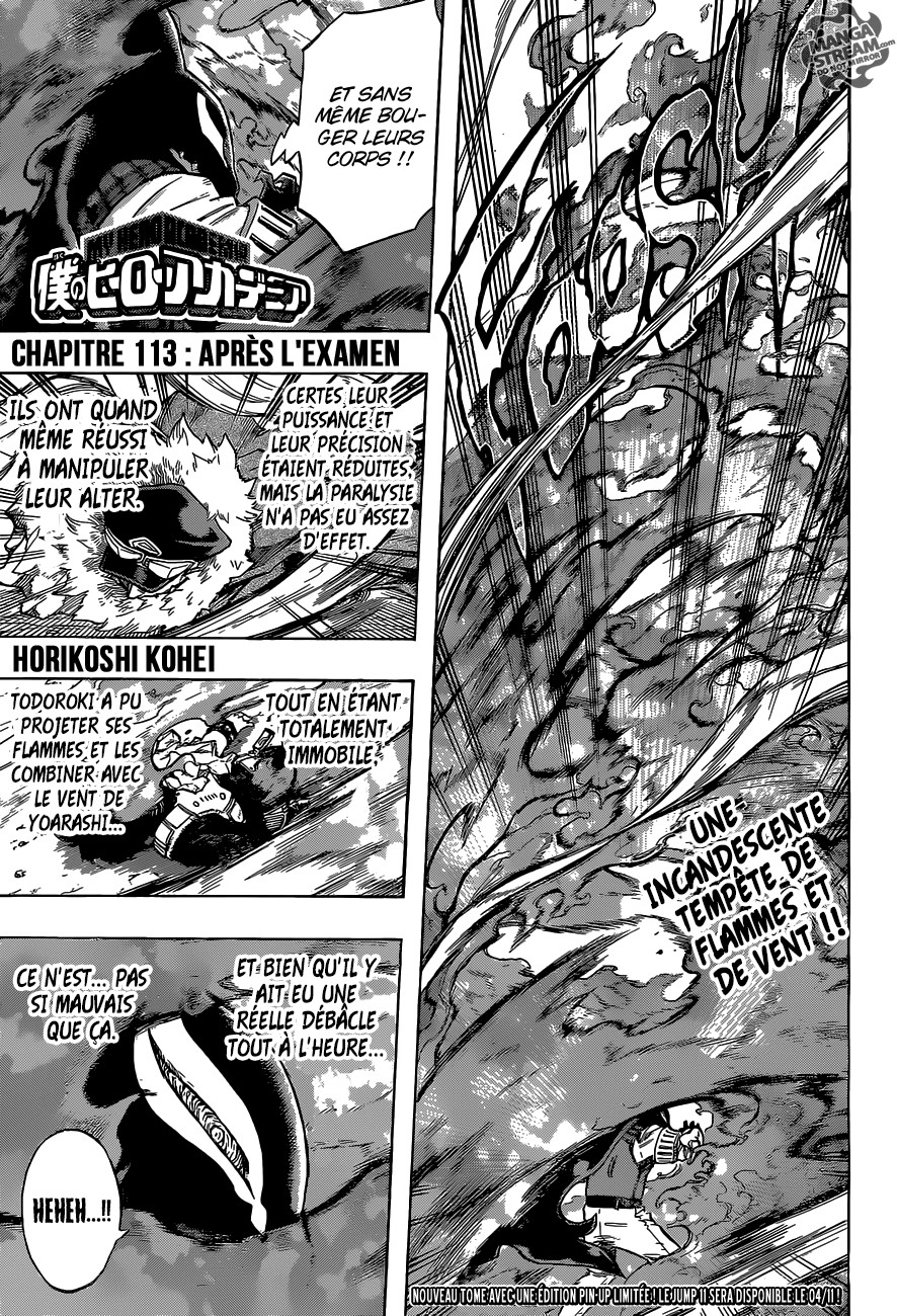  My Hero Academia Français - My Hero Academia 113 Après l'examen - 1