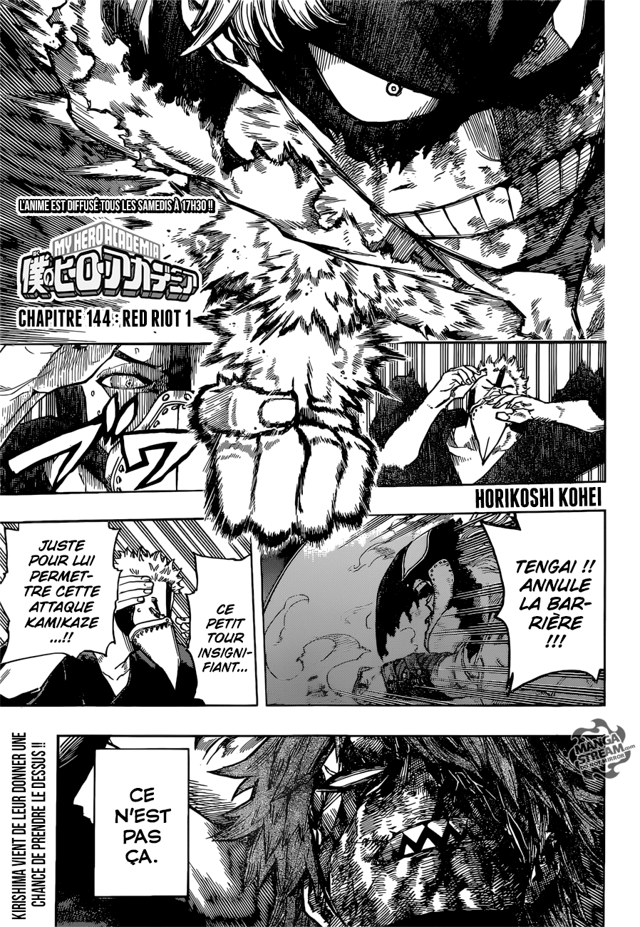  My Hero Academia Français - My Hero Academia 144 Red Riot 1 - 1