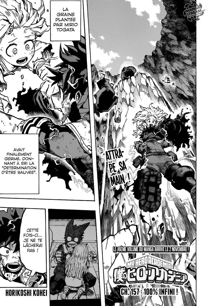  My Hero Academia Français - My Hero Academia 157 Chapitre 100% infini ! - 1