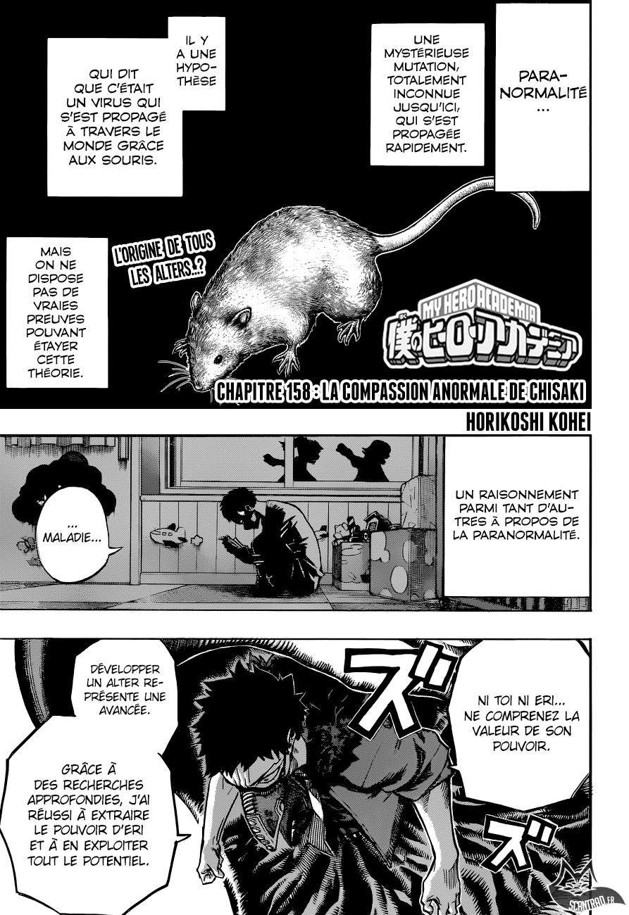  My Hero Academia Français - My Hero Academia 158 La compassion anormale de Chisaki - 1