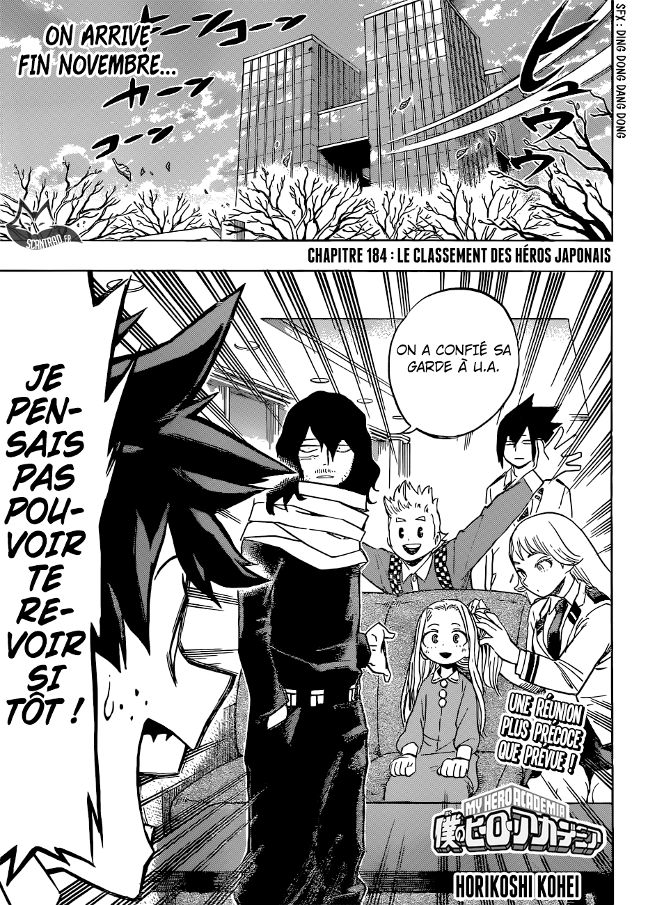  My Hero Academia Français - My Hero Academia 184 Le classement des héros japonais - 1