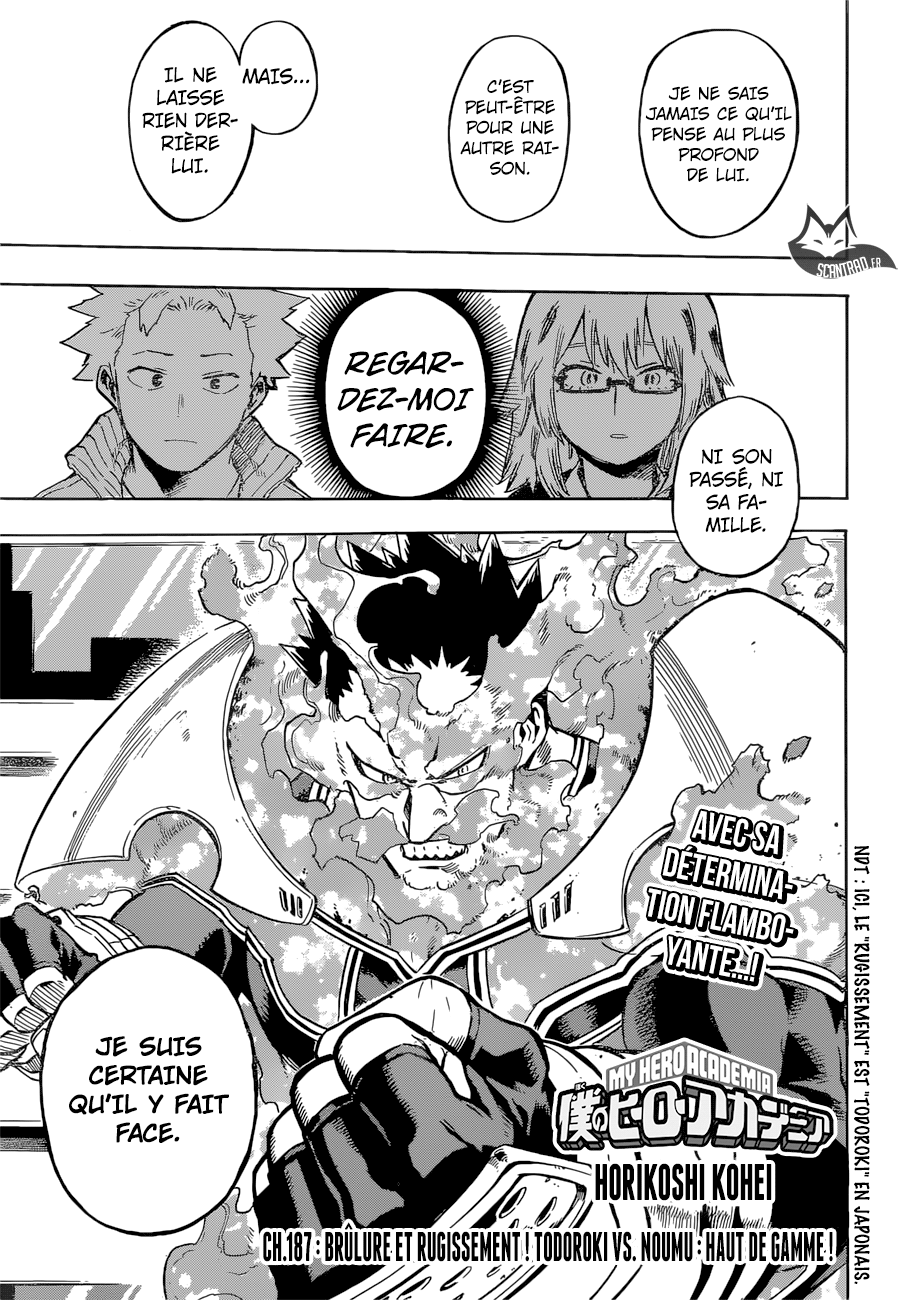  My Hero Academia Français - My Hero Academia 187 Brûlure et rugissement ! Todoroki vs. Noumu haut de gamme ! - 5