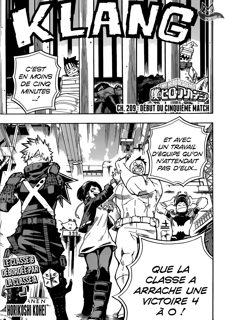  My Hero Academia Français - My Hero Academia 209 Début du cinquième match - 1