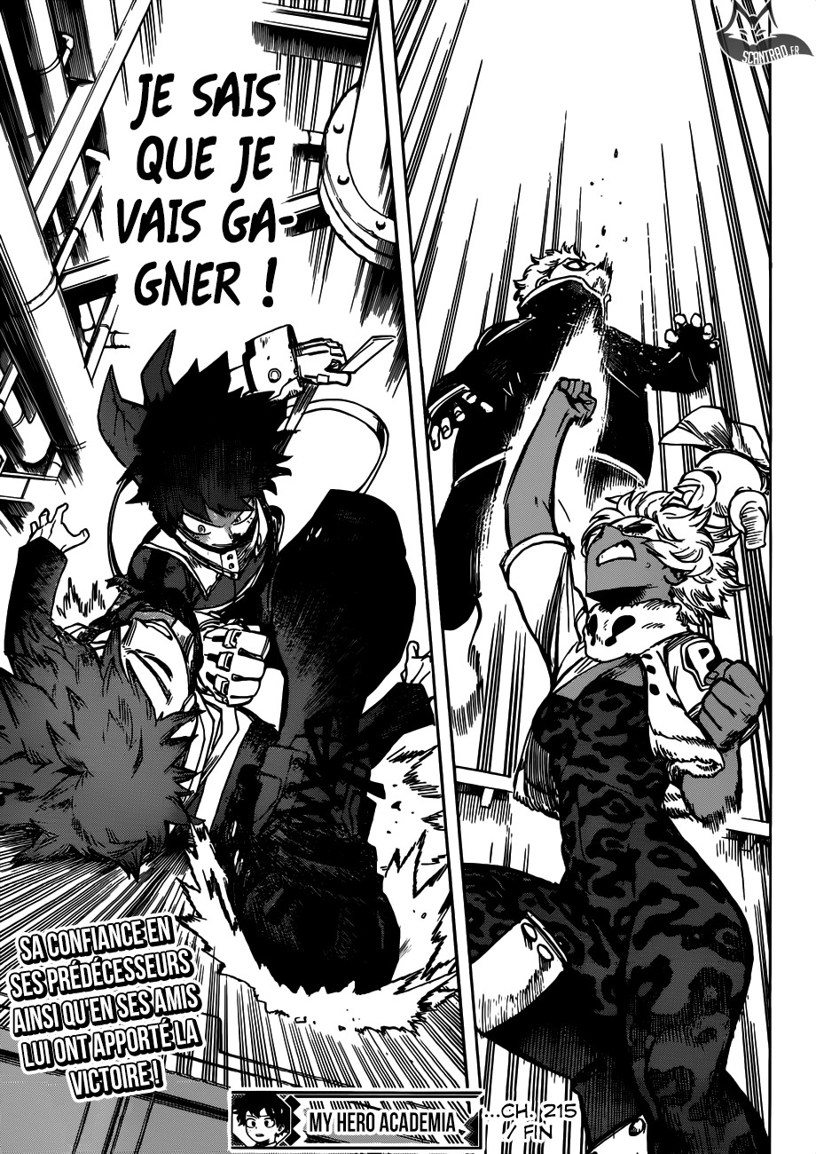  My Hero Academia Français - My Hero Academia 215 La dernière scène du combat ! - 13