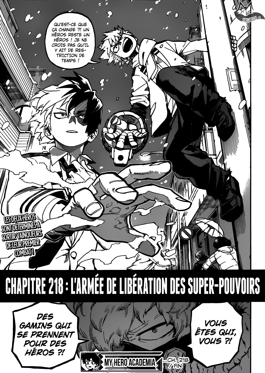  My Hero Academia Français - My Hero Academia 218 L'armée de libération des super-pouvoirs - 15