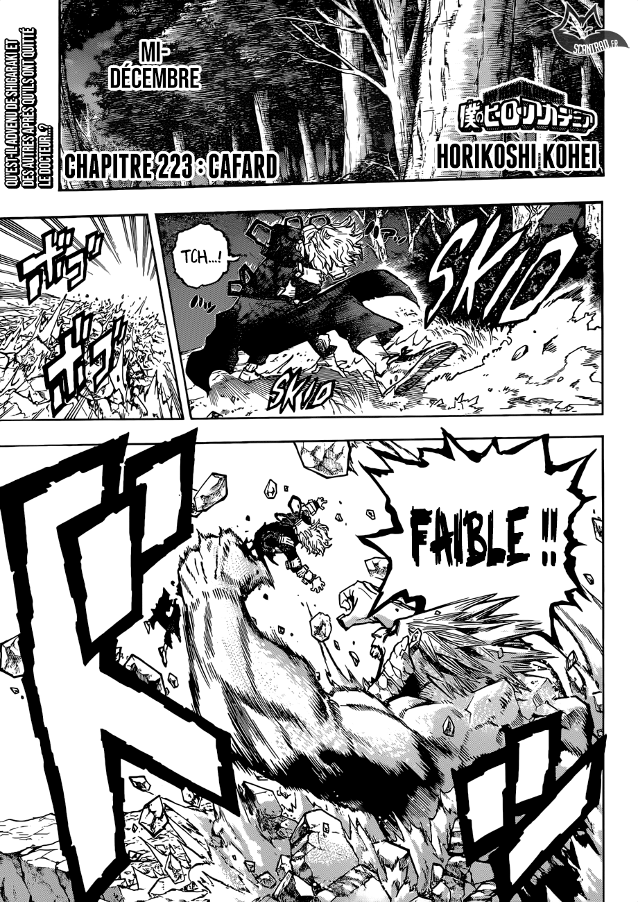  My Hero Academia Français - My Hero Academia 223 Cafard - 1