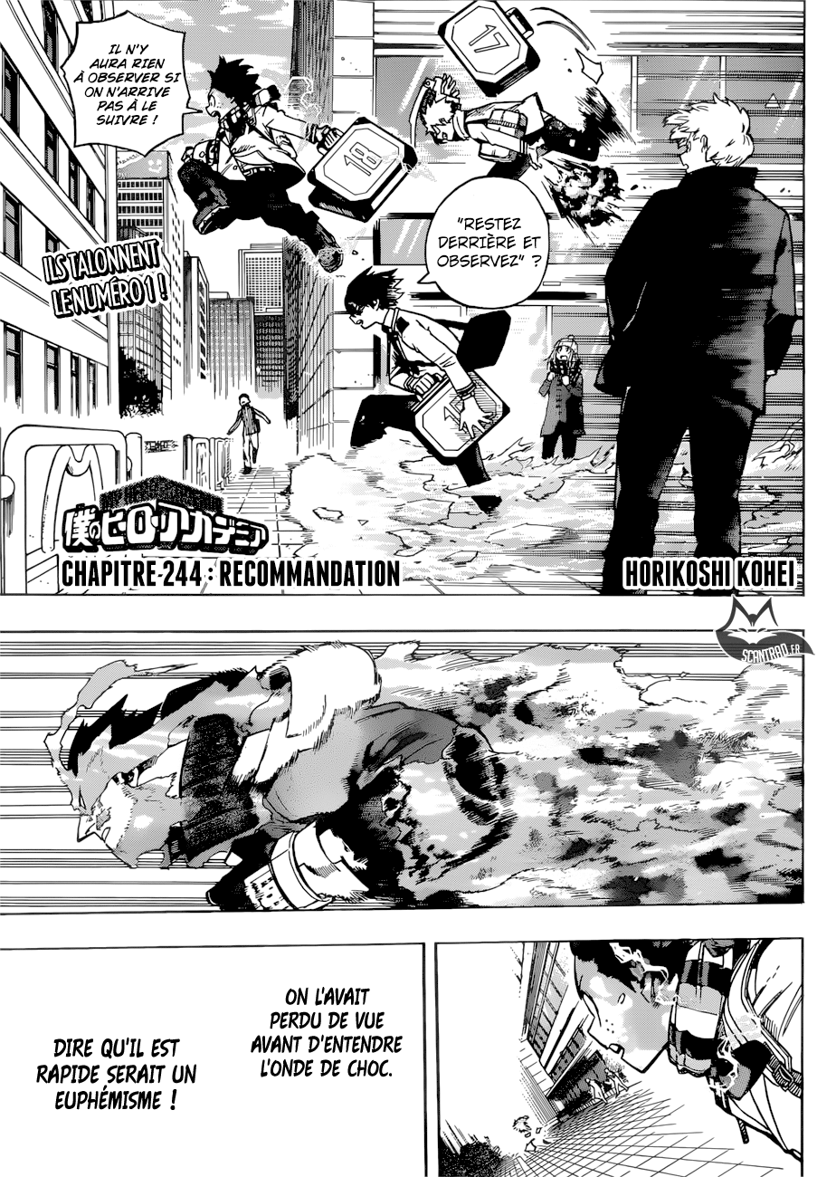  My Hero Academia Français - My Hero Academia 244 Recommandation - 1