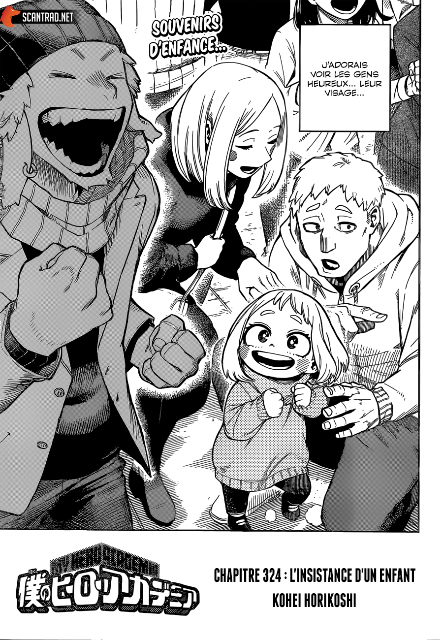  My Hero Academia Français - My Hero Academia 324 L'insistance d'un enfant - 1