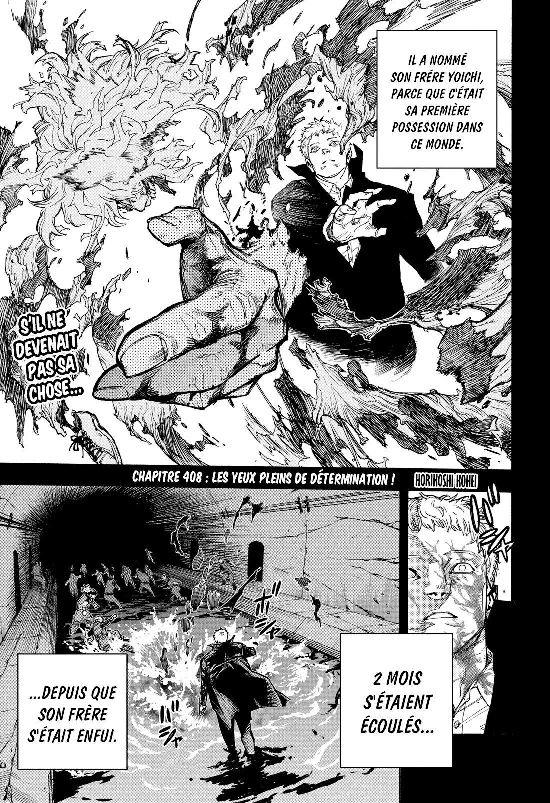  My Hero Academia Français - My Hero Academia 408 Les yeux pleins de détermination ! - 1