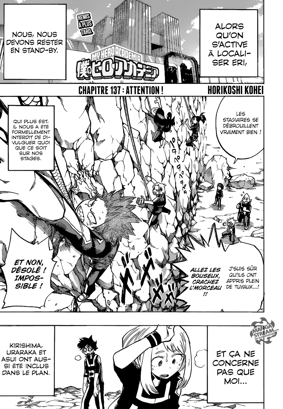  My Hero Academia Français - My Hero Academia 137 Chapitre 137 - 1