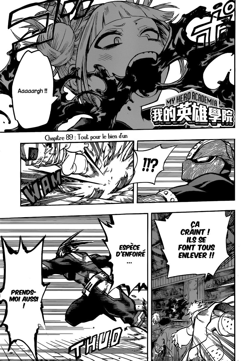  My Hero Academia Français - My Hero Academia 89 Tout pour le bien d’un! - 1