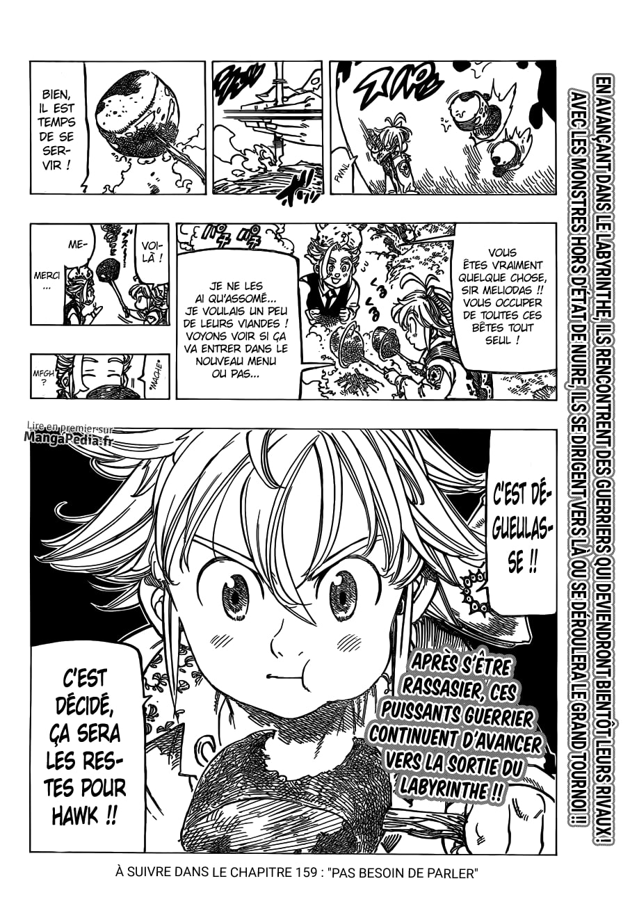  Nanatsu no Taizai Français - Nanatsu no Taizai 158 Les héros du tournoi - 20