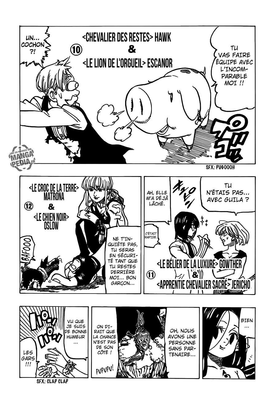  Nanatsu no Taizai Français - Nanatsu no Taizai 162 Quelle sera l'équipe vouée à l'échec ?! - 15