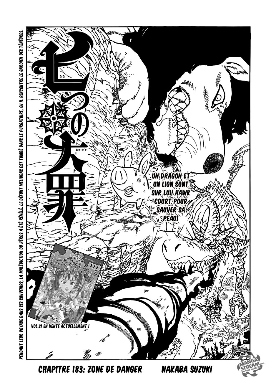  Nanatsu no Taizai Français - Nanatsu no Taizai 183 Zone de danger - 1