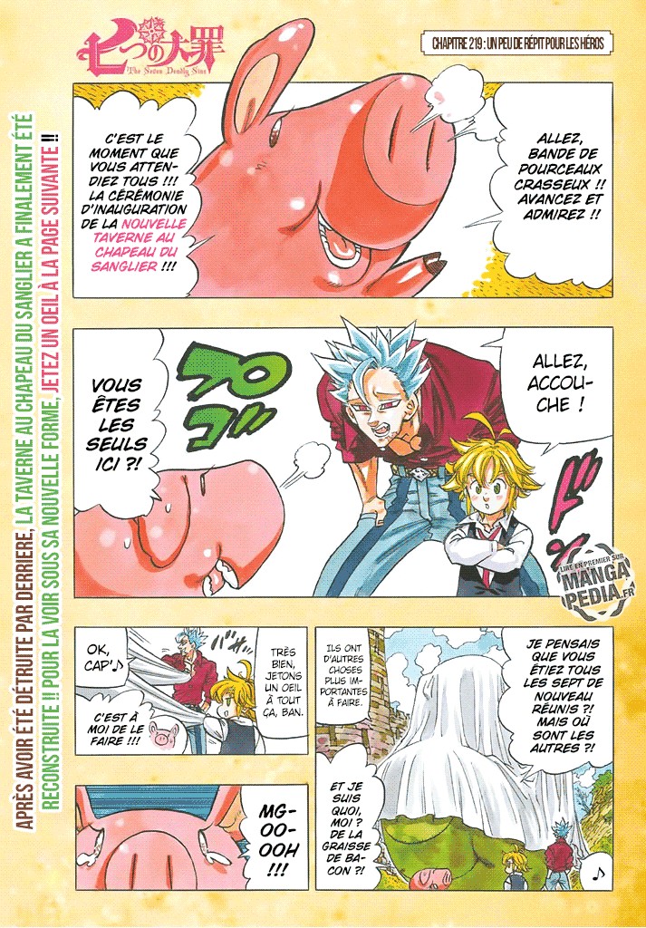  Nanatsu no Taizai Français - Nanatsu no Taizai 219 Un peu de répit pour les héros - 1